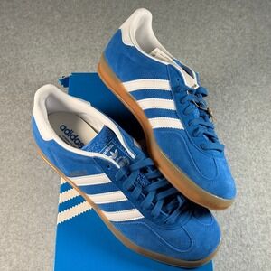 Adidas Gazelle Indoor Bluebird White Gum Men's 10 – New With Box